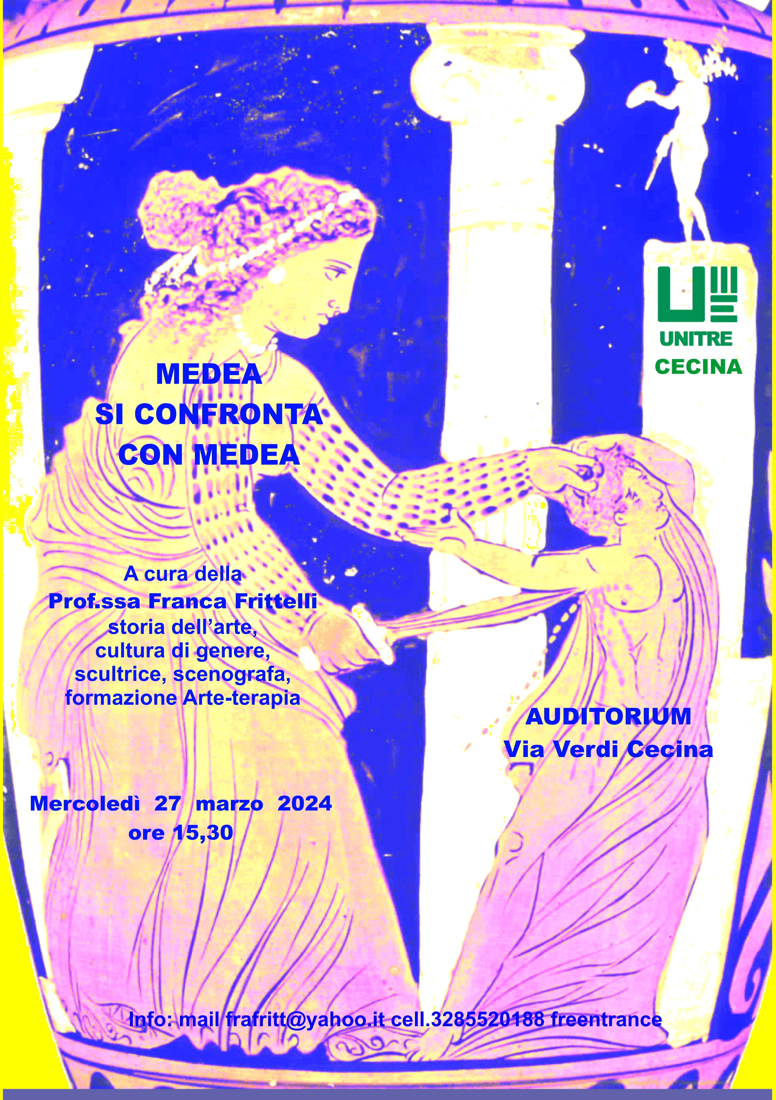 locandina medea unitre cecina