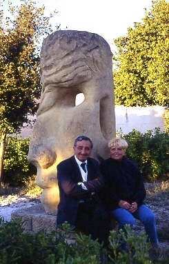 FRANCA con il sindaco di Montedoro FEDERICO MESSANA